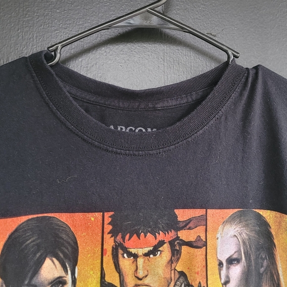 Capcom Heros Gallery Mens Black Graphoc Short Sleeve T-Shirt M - Picture 3 of 8